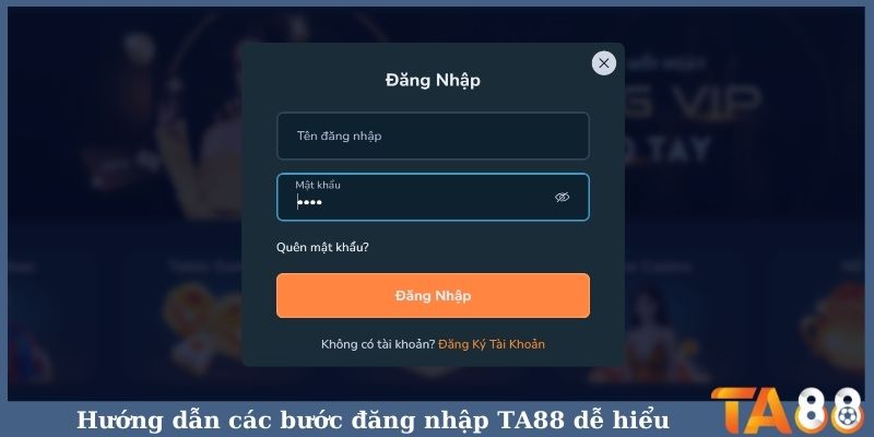 Hướng dẫn các bước đăng nhập TA88 dễ hiểu