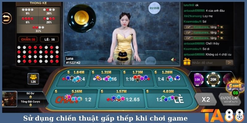 Sử dụng chiến thuật đánh gấp thếp khi chơi game